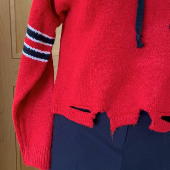 🇮🇹 Please Red Wool Sweater, Size S - Picture 2 of 13